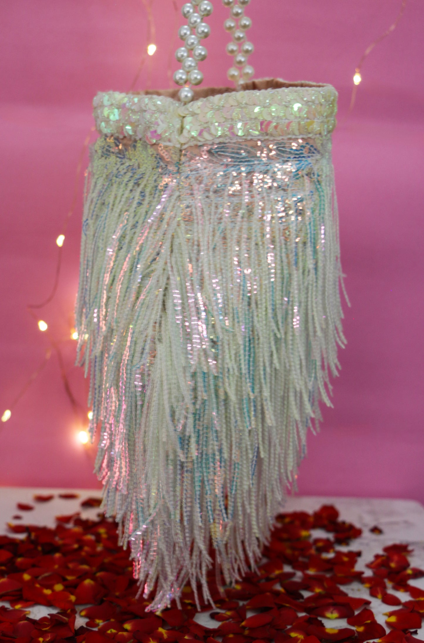 Tassel Sequin Potli Bag