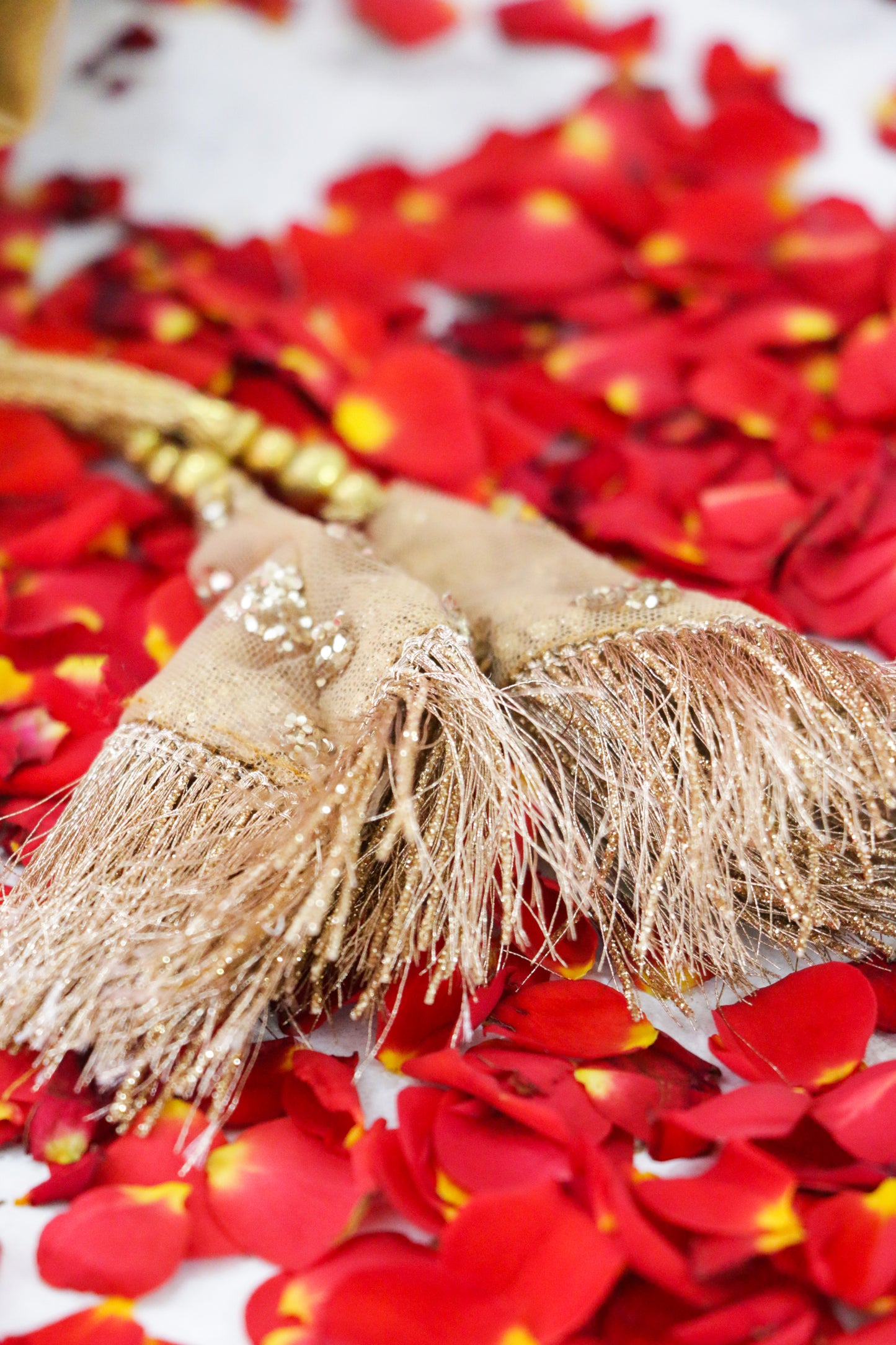 Yellow Mirror Potli Bag