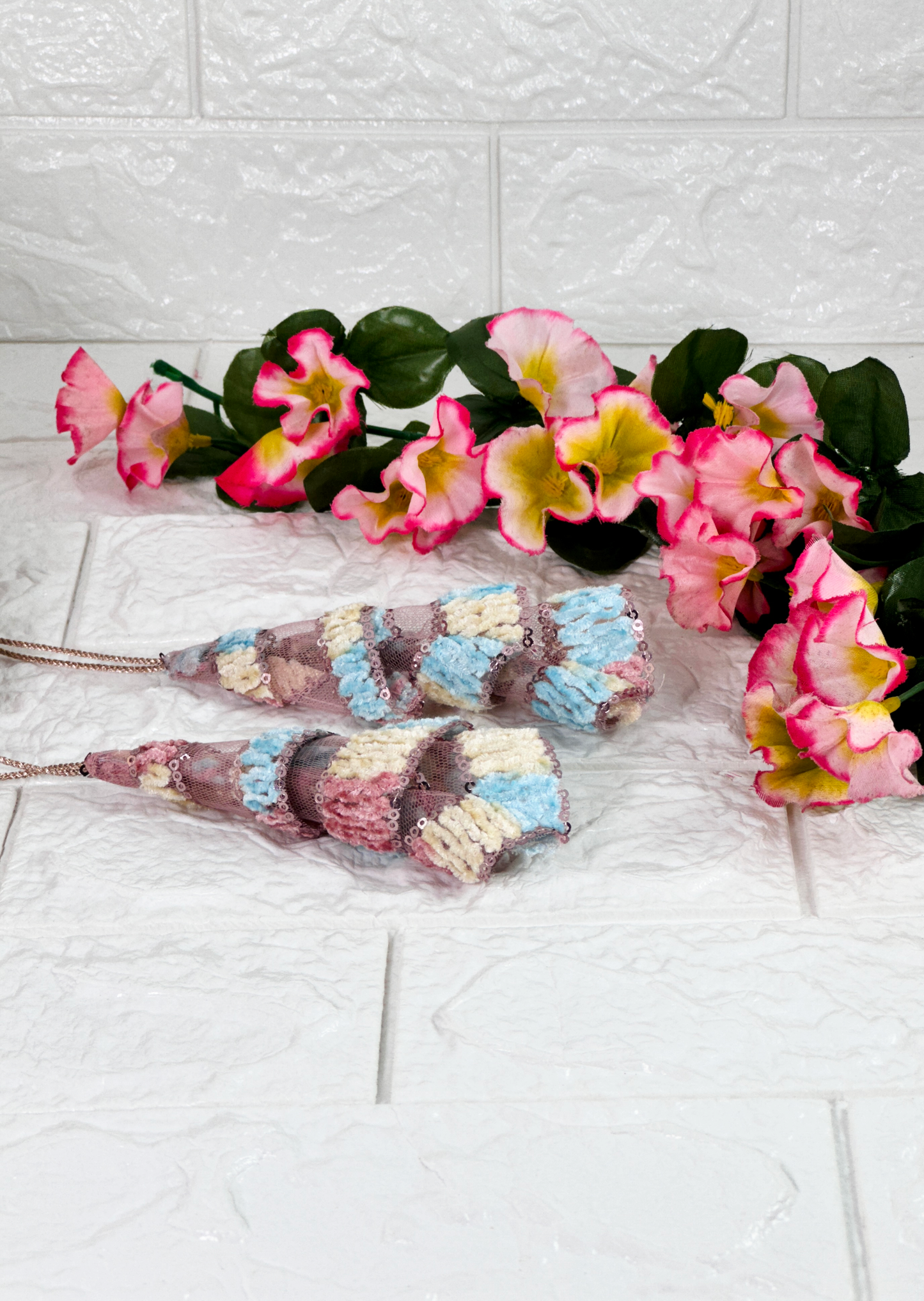 Pink Blossom Potli Bag