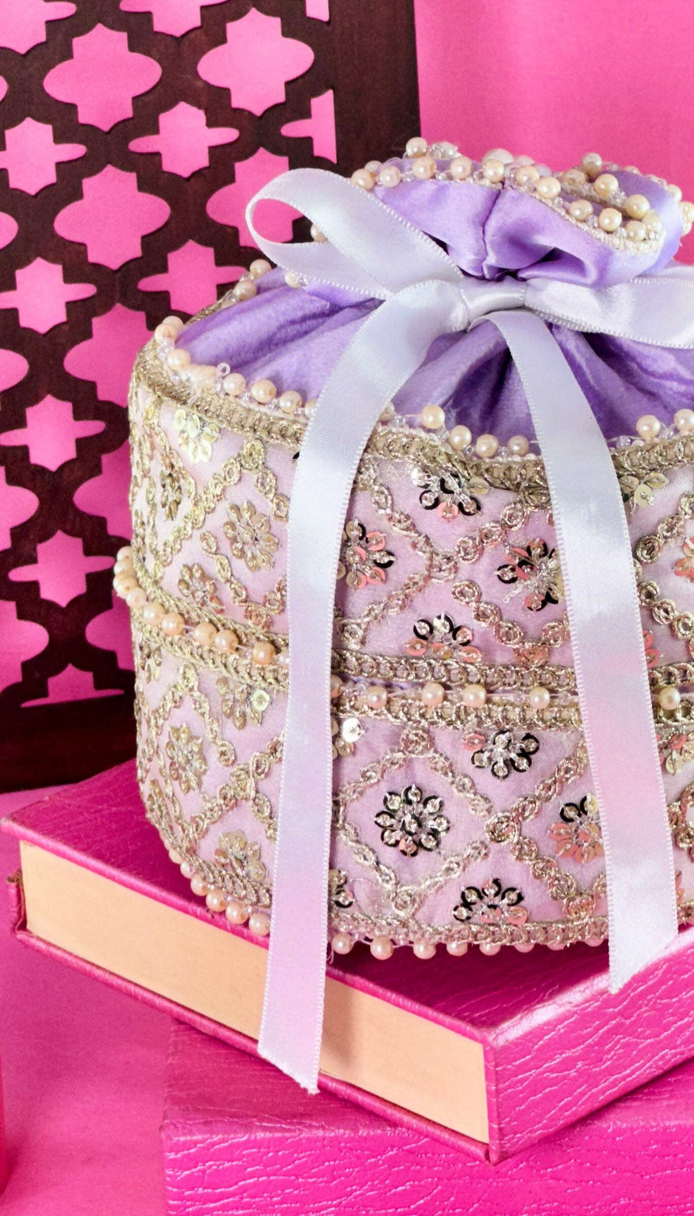 Lavender Lush Potli Bag