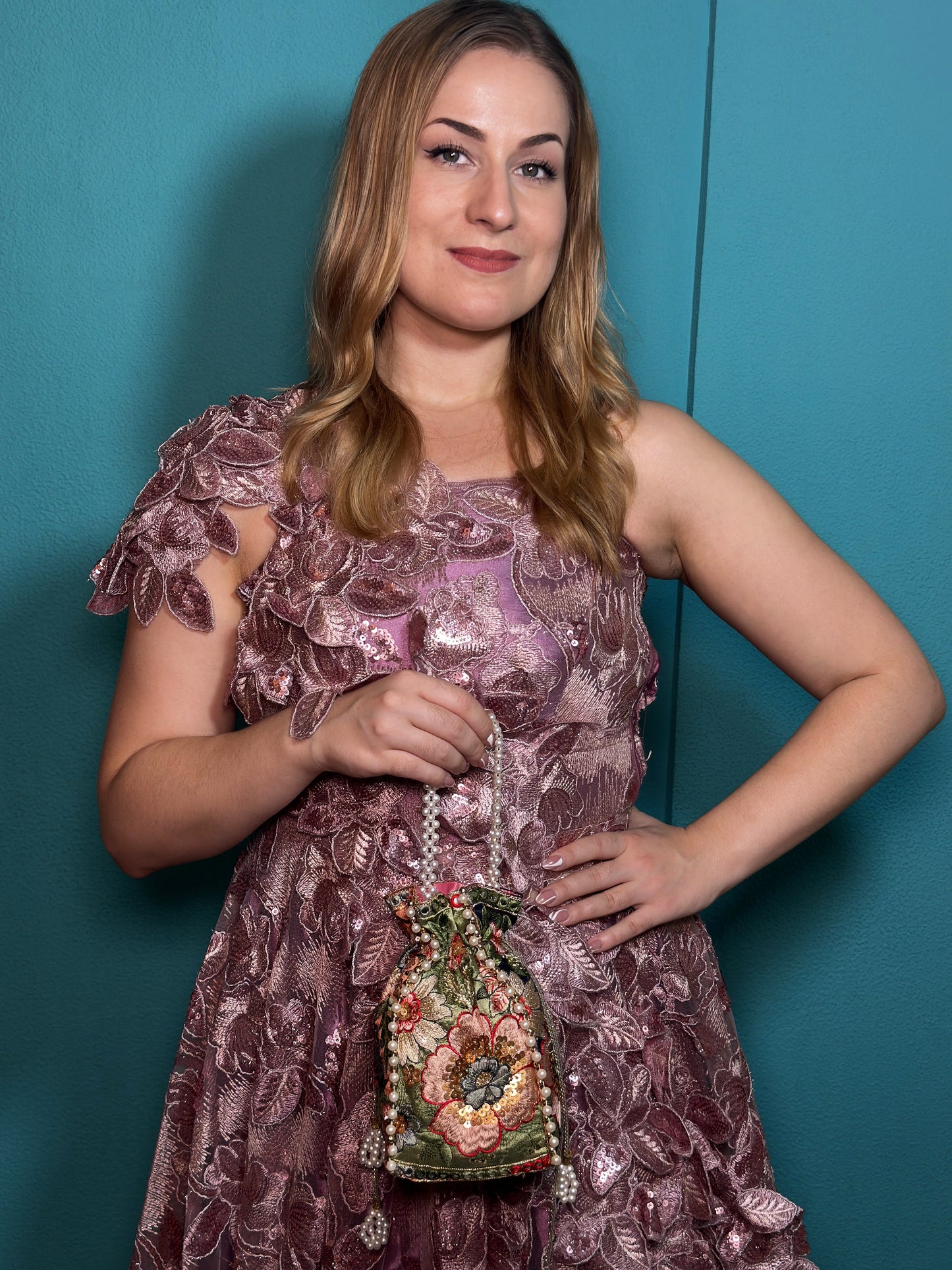 Floral Fantasy Potli Bag