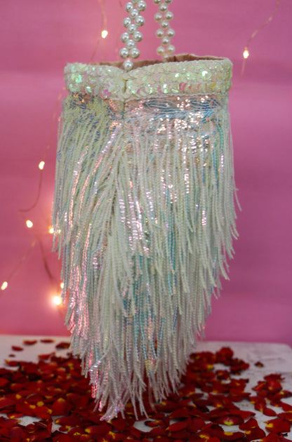 Tassel Sequin Potli Bag
