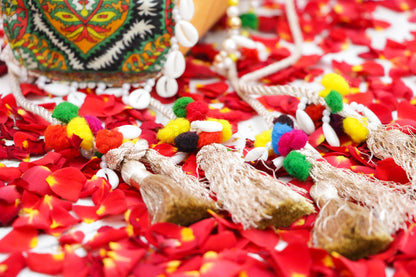 Yellow Seashell Potli Bag