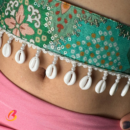 Emerald Seashell Ethnic Belt