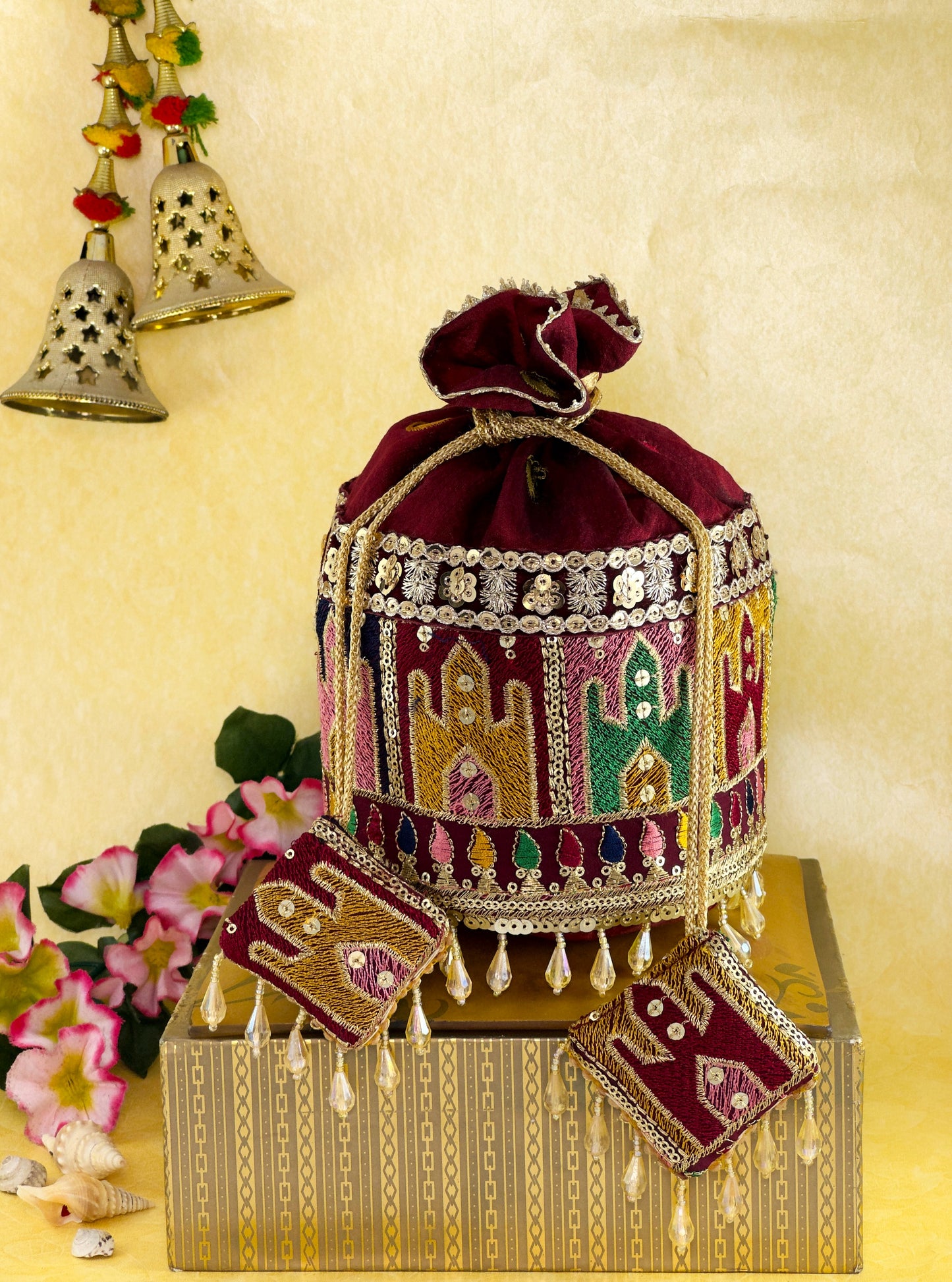 Mystical Mehroom Potli Bag