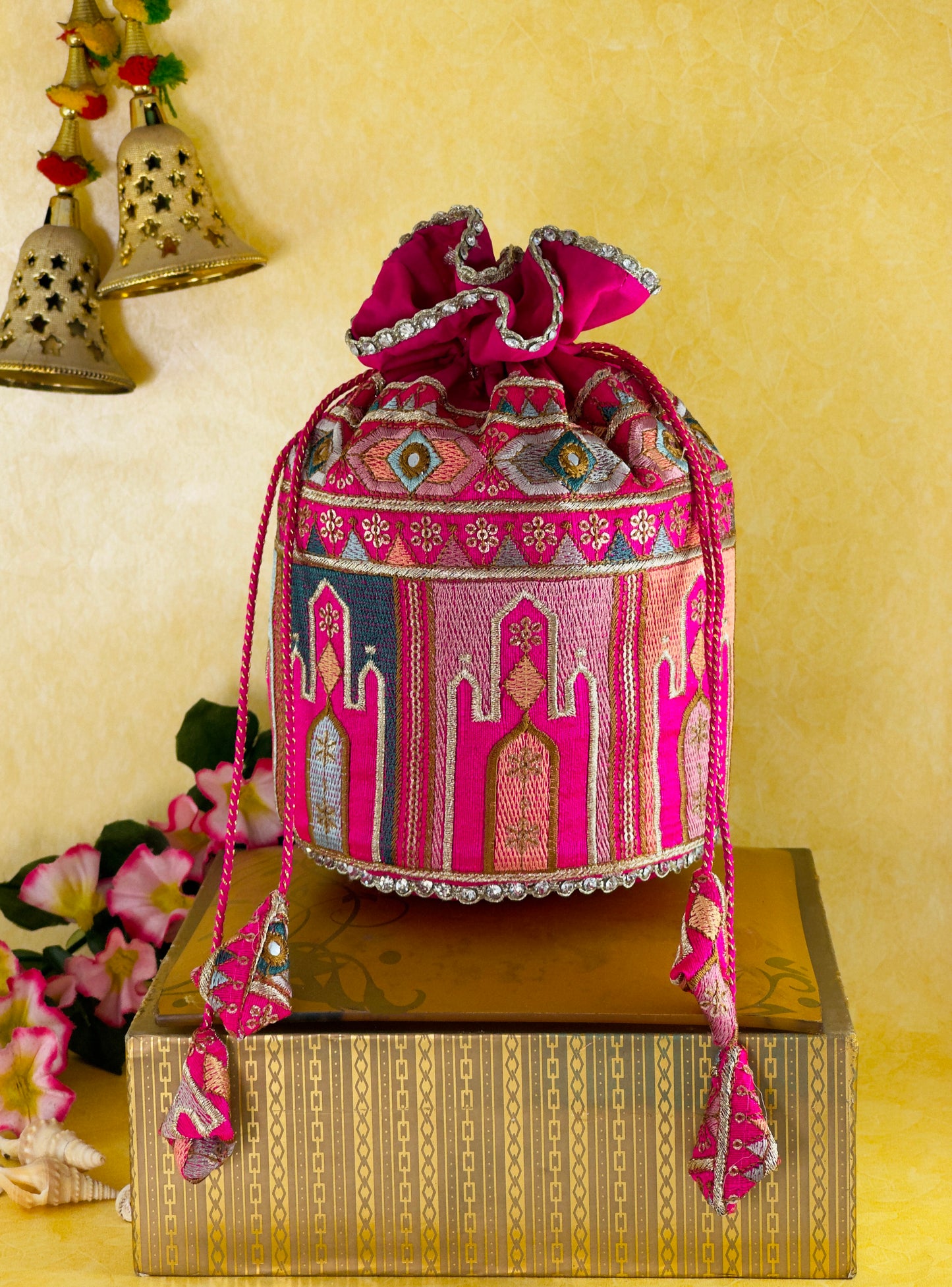 Pink Haven Potli Bag