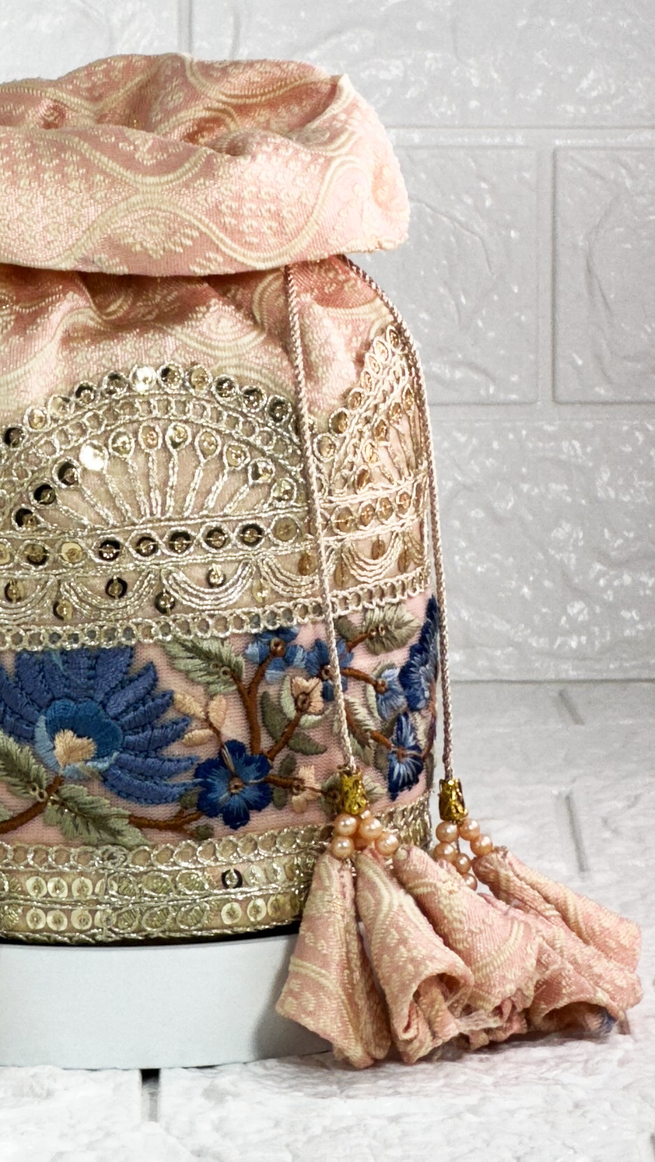 Flamingo Paradise Potli Bag