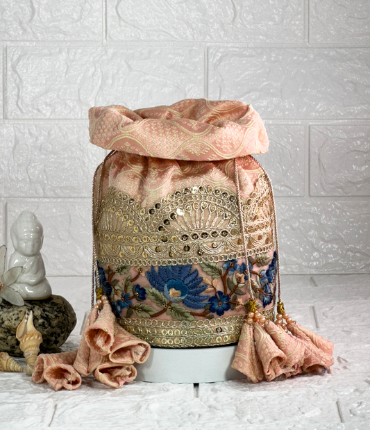 Flamingo Paradise Potli Bag