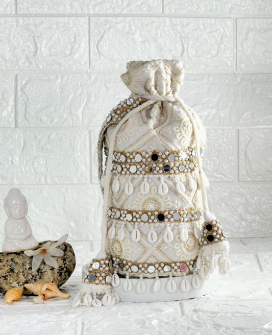 Pearl Jhilmil Potli Bag