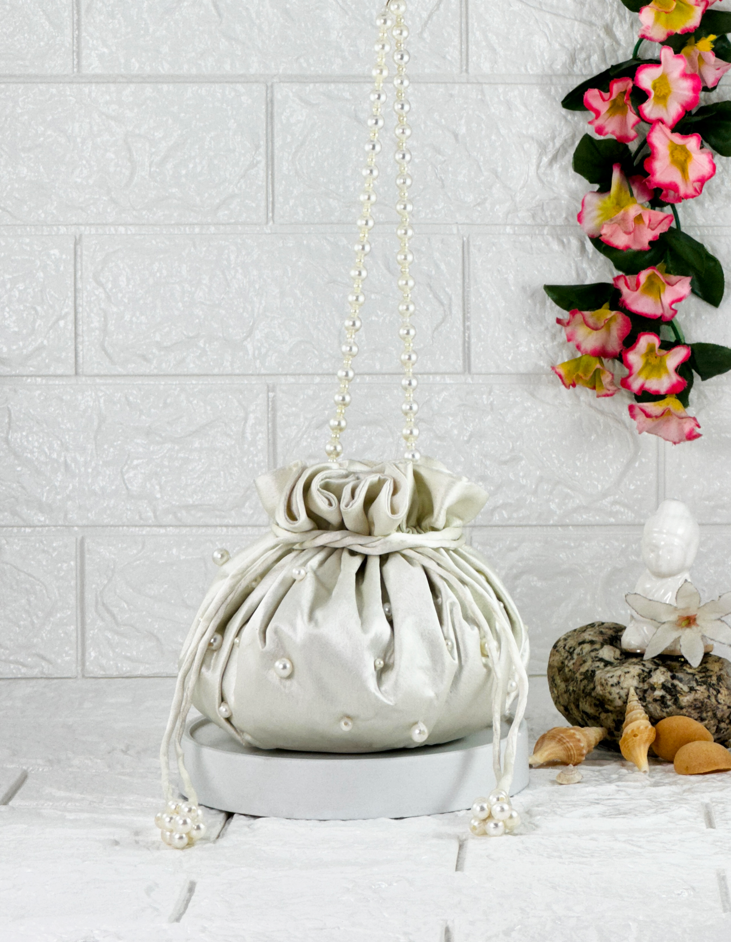 Pearl Serenity Potli Bag