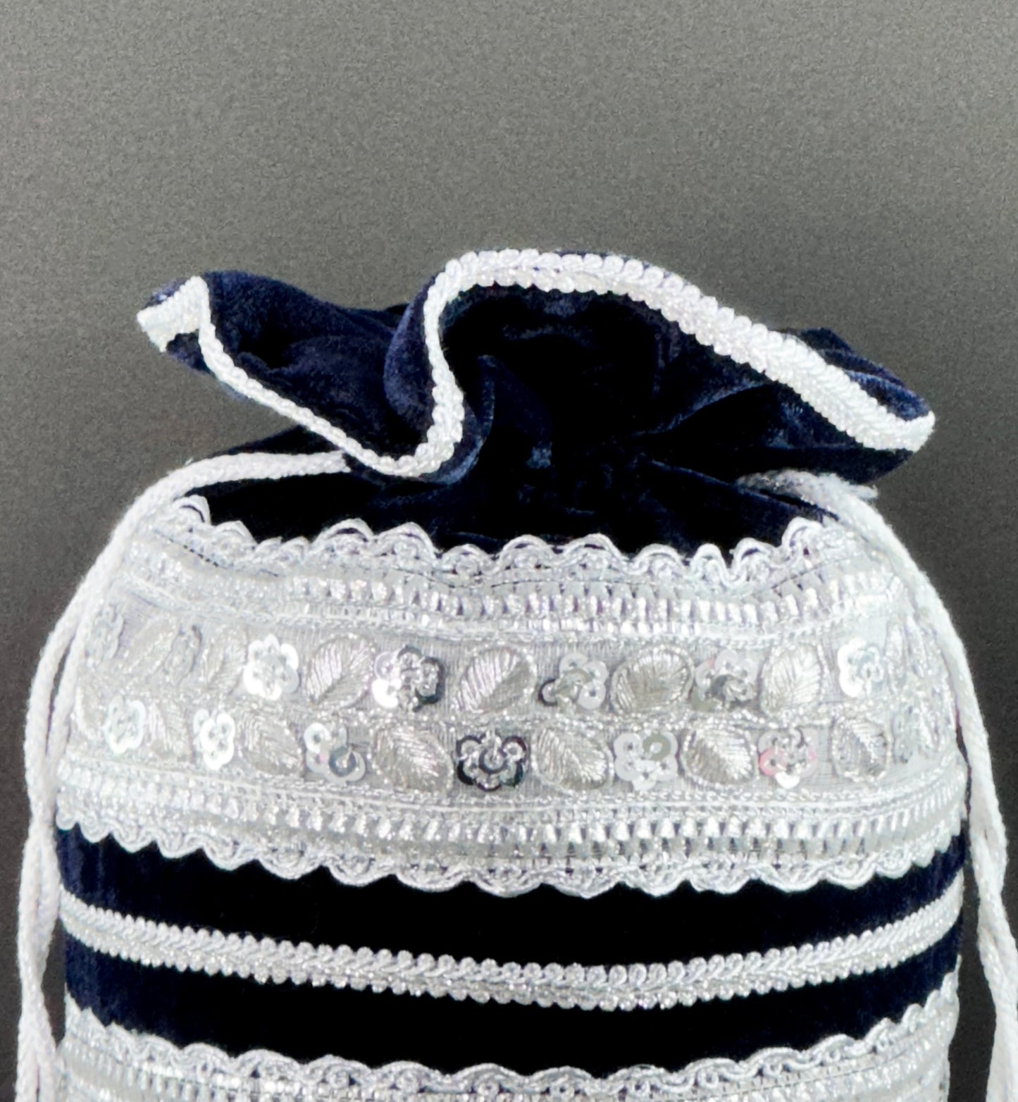 Sliver Moonlit Potli Bag