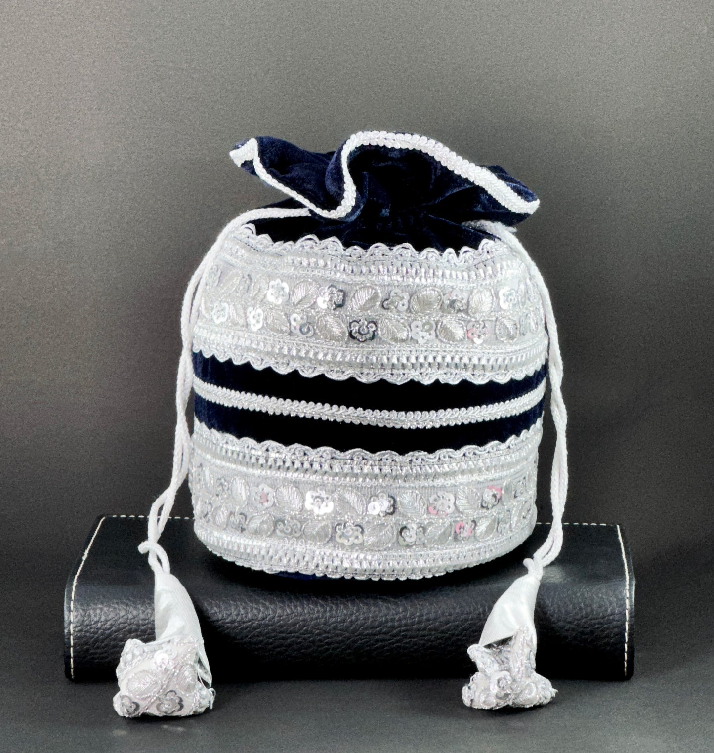 Sliver Moonlit Potli Bag