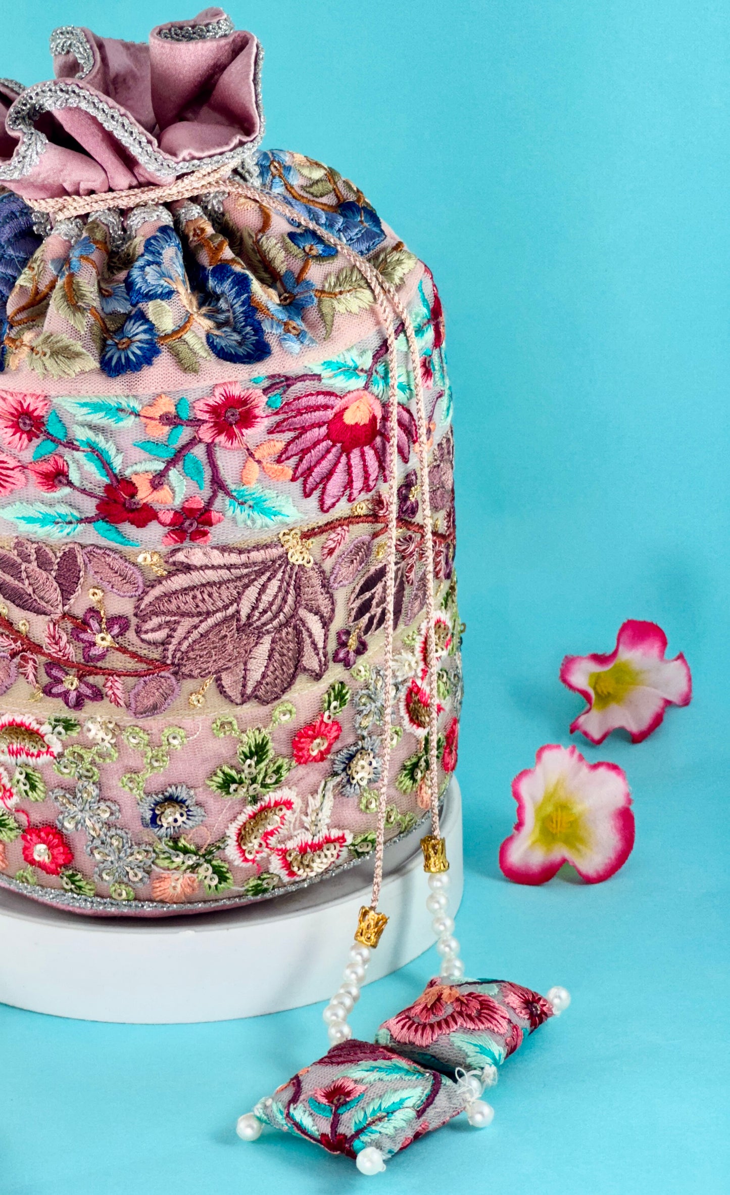 Botanical Beauty Potli Bag