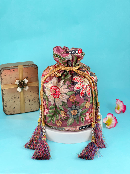 Flower Kissed Potli Bag