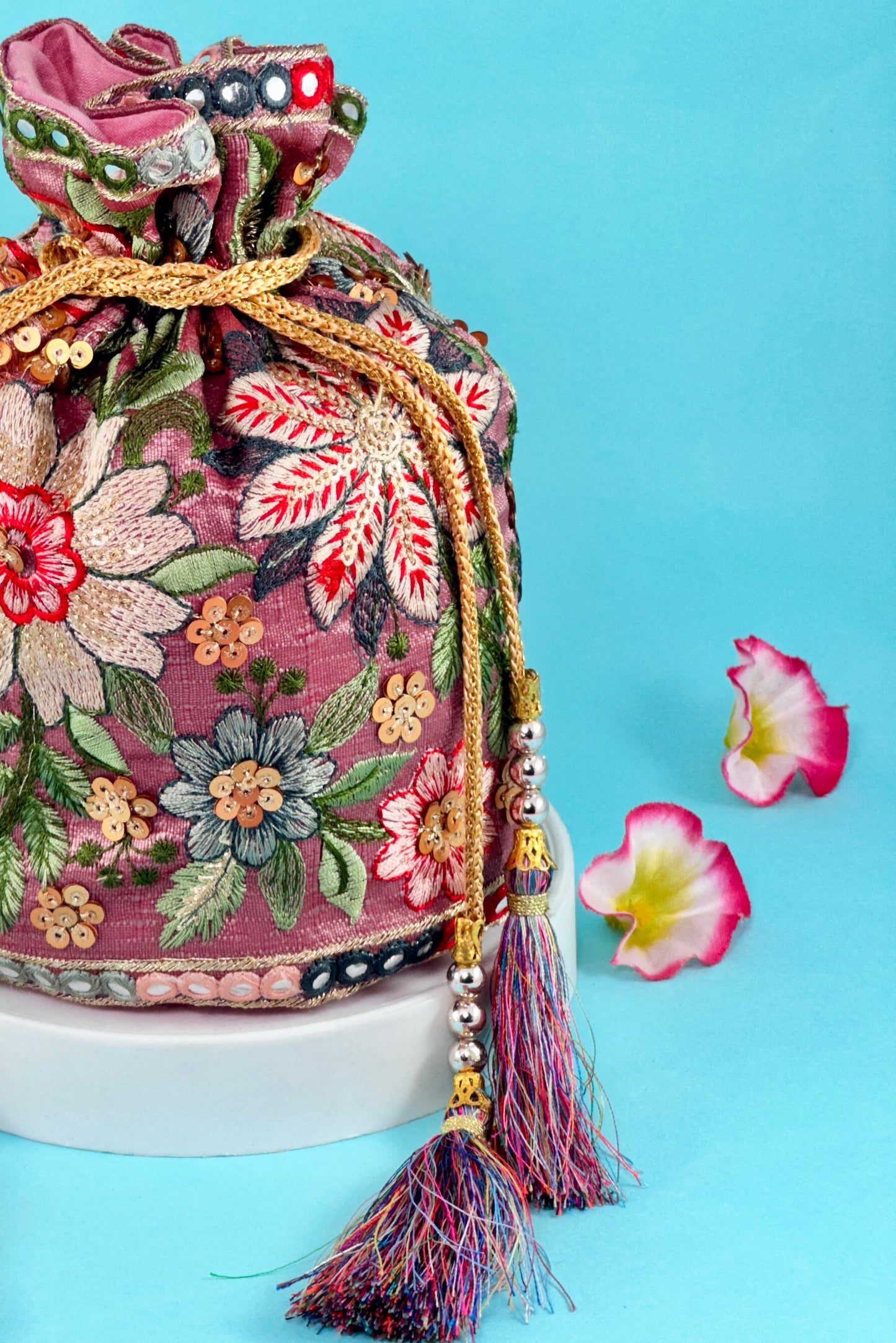Flower Kissed Potli Bag