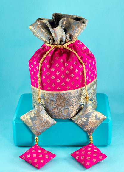 Pink Opal Potli Bag
