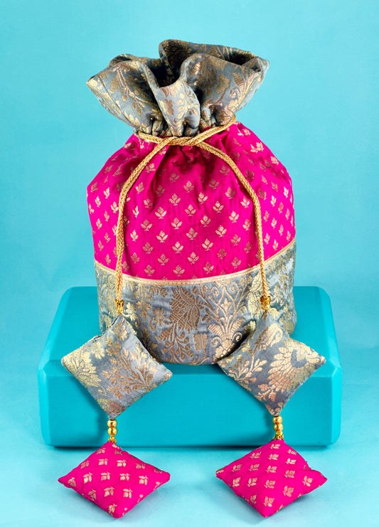 Pink Opal Potli Bag