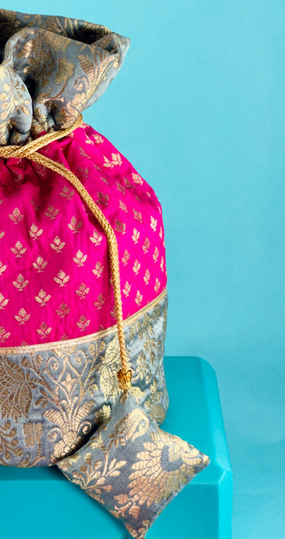 Pink Opal Potli Bag