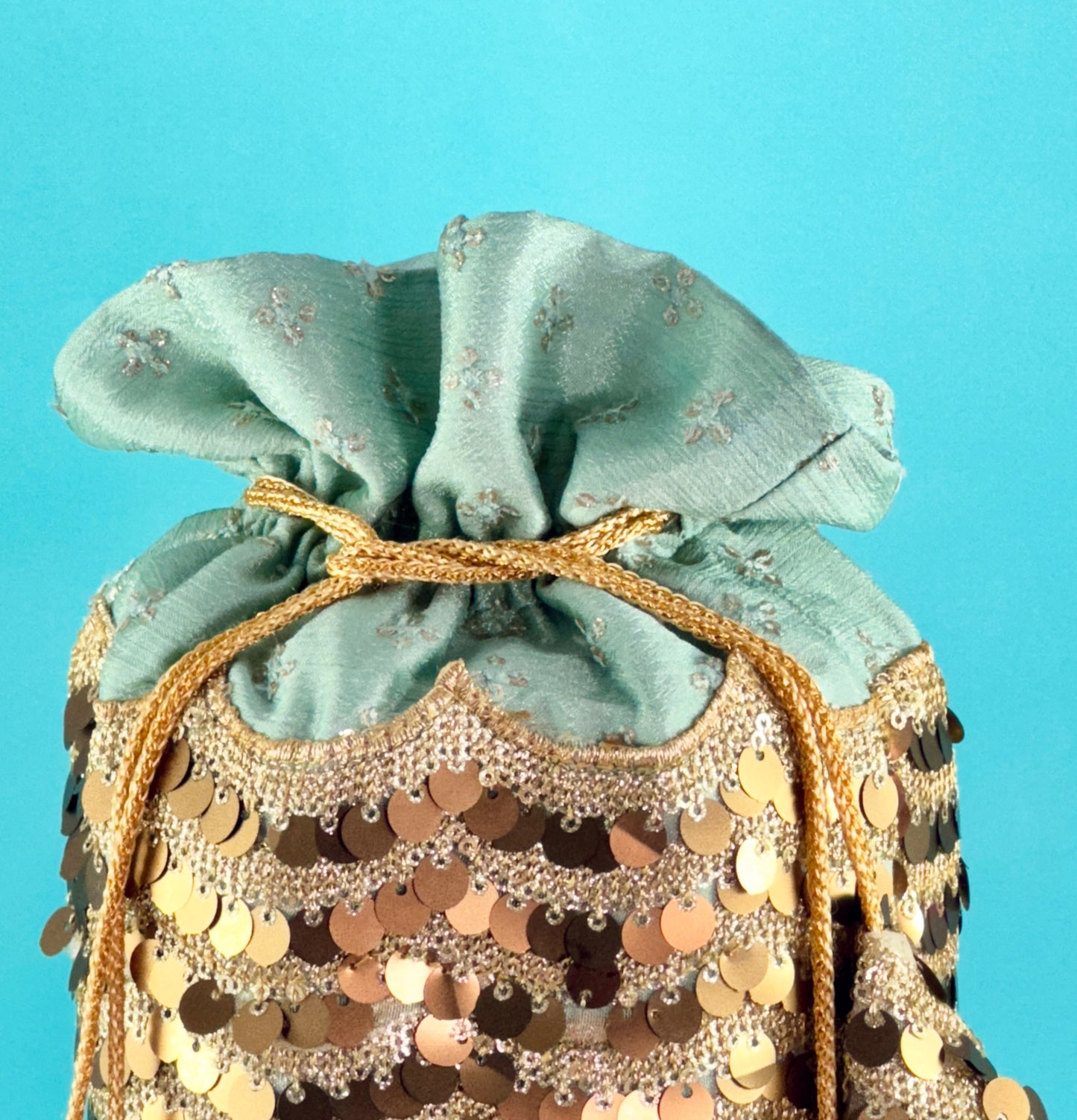 Golden Gala Potli Bag