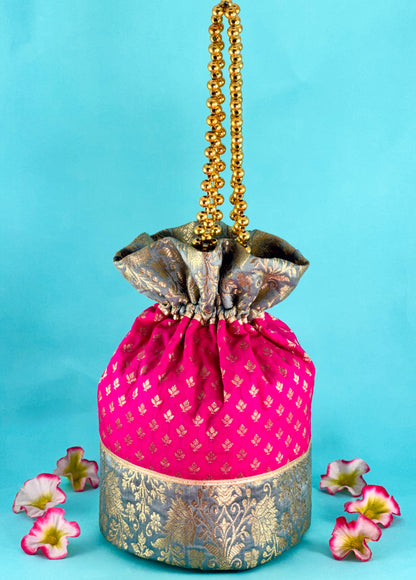 Pink Opal Potli Bag