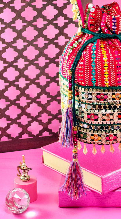 Floral Fiesta Potli Bag