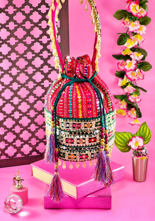Floral Fiesta Potli Bag