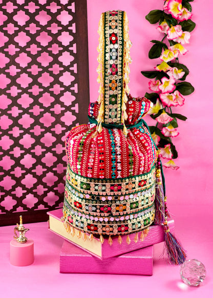 Floral Fiesta Potli Bag