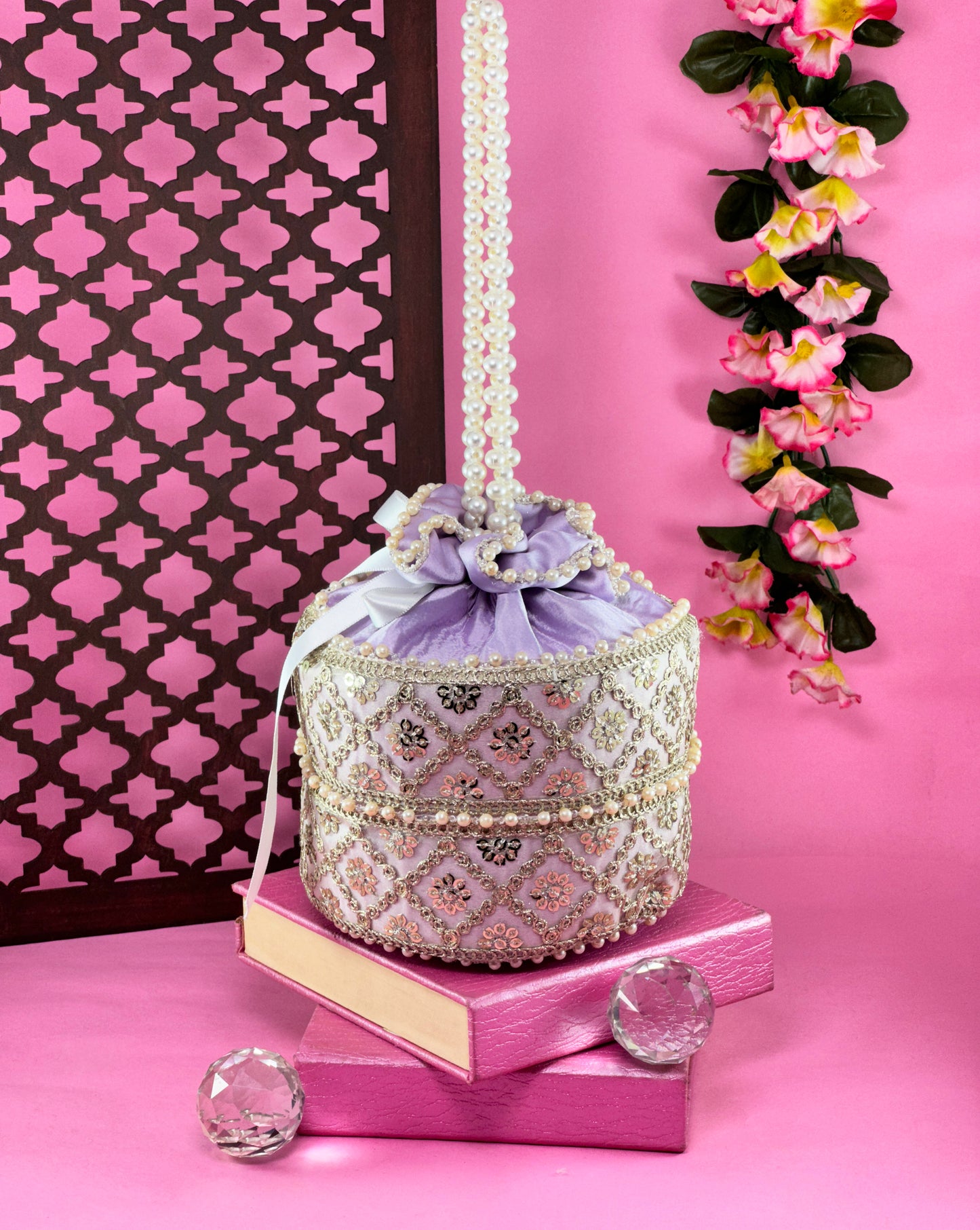 Lavender Lush Potli Bag