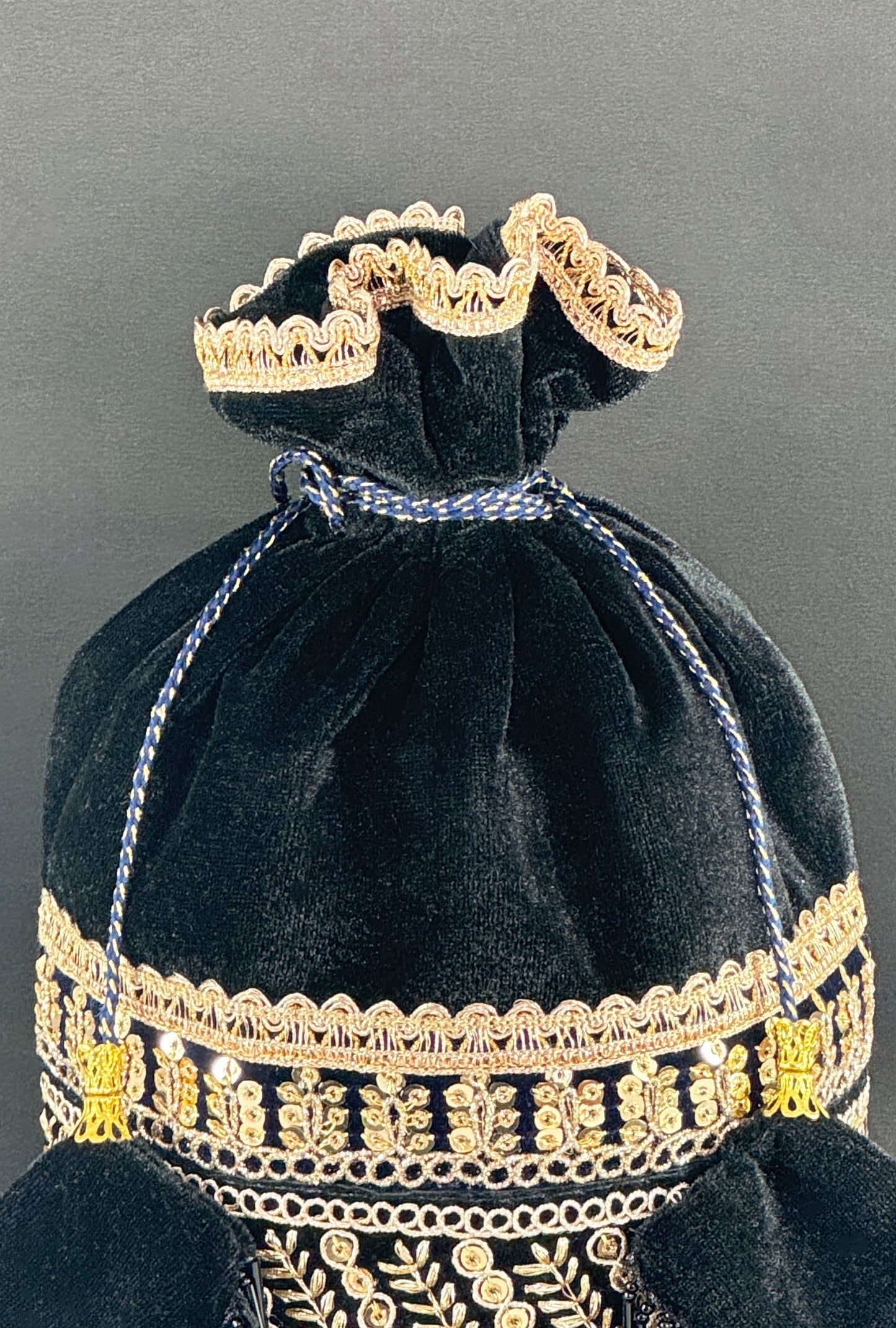 Gilded Shadow Potli Bag